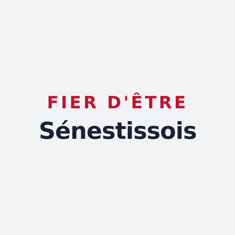 Poster « Fier d'être Sénestissois » — design pour Sénestis