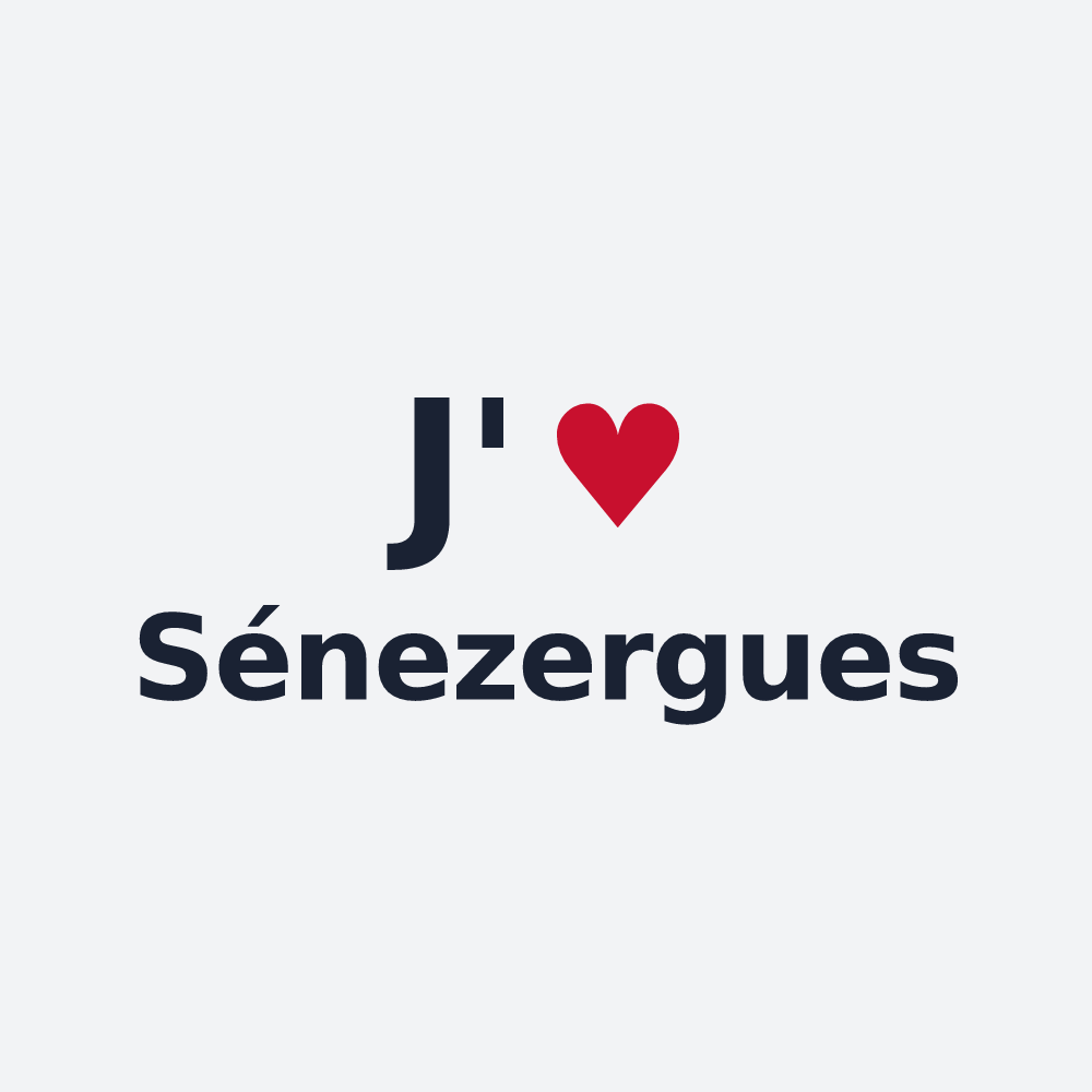 Poster personnalisé Sénezergues — design J'aime Sénezergues