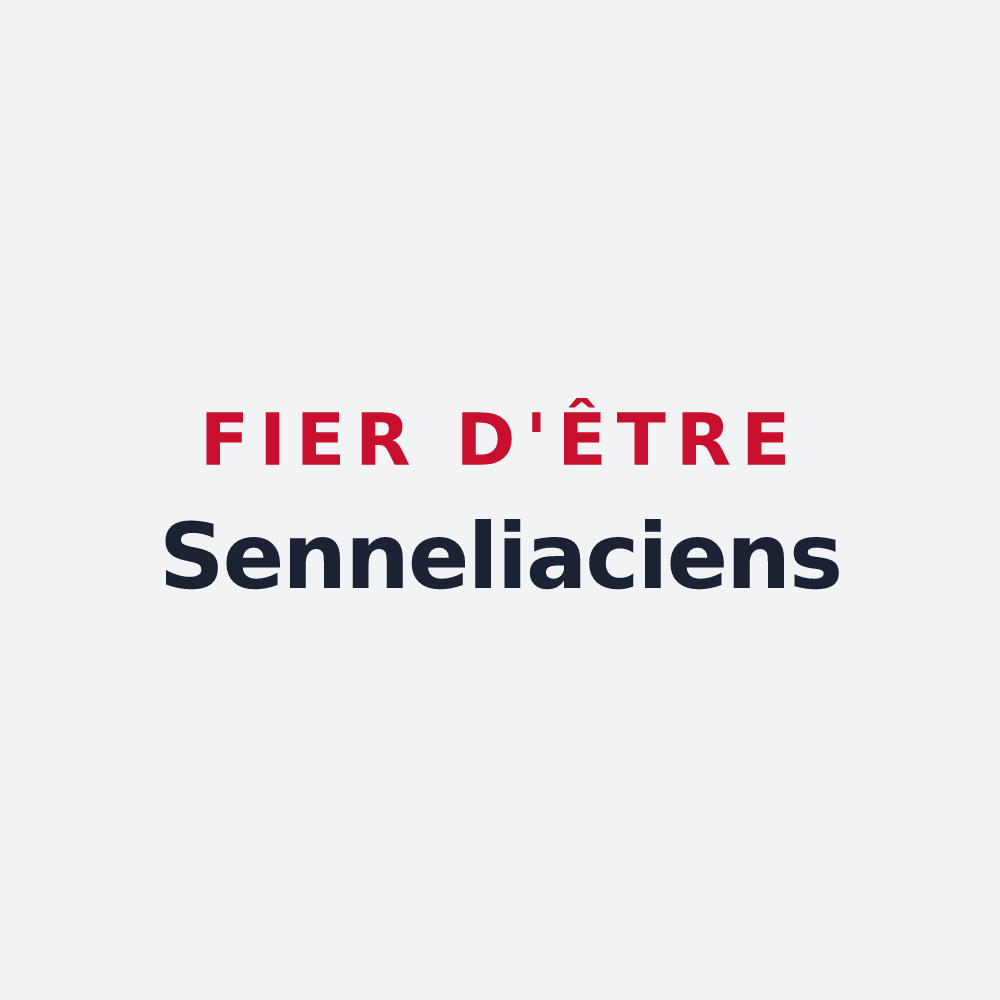 Poster « Fier d'être Senneliaciens » — design pour Sennely