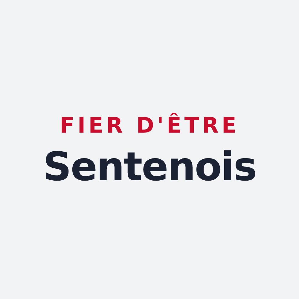 Poster « Fier d'être Sentenois » — design pour Sentein