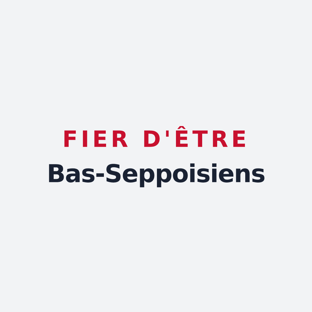 Poster « Fier d'être Bas-Seppoisiens » — design pour Seppois-le-Bas