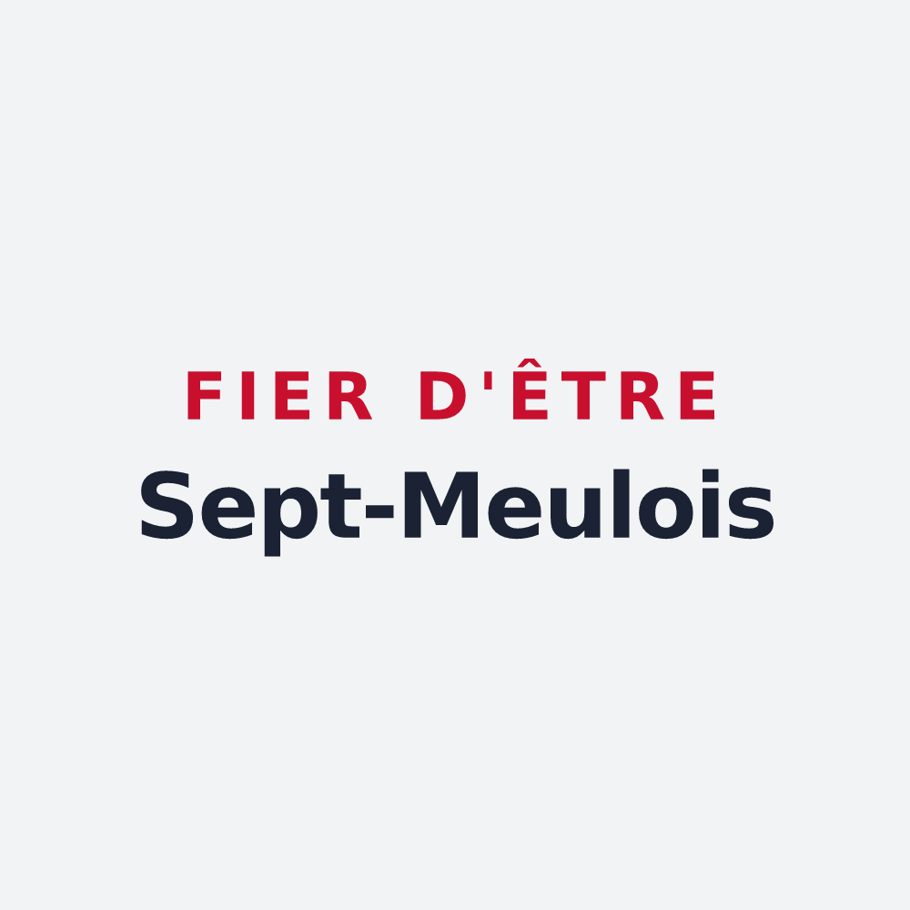 Poster « Fier d'être Sept-Meulois » — design pour Sept-Meules