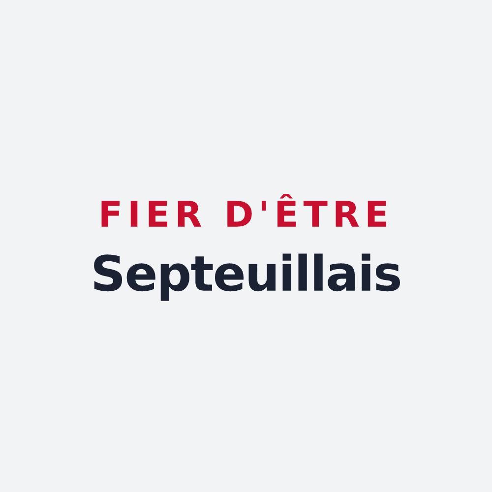 Poster « Fier d'être Septeuillais » — design pour Septeuil