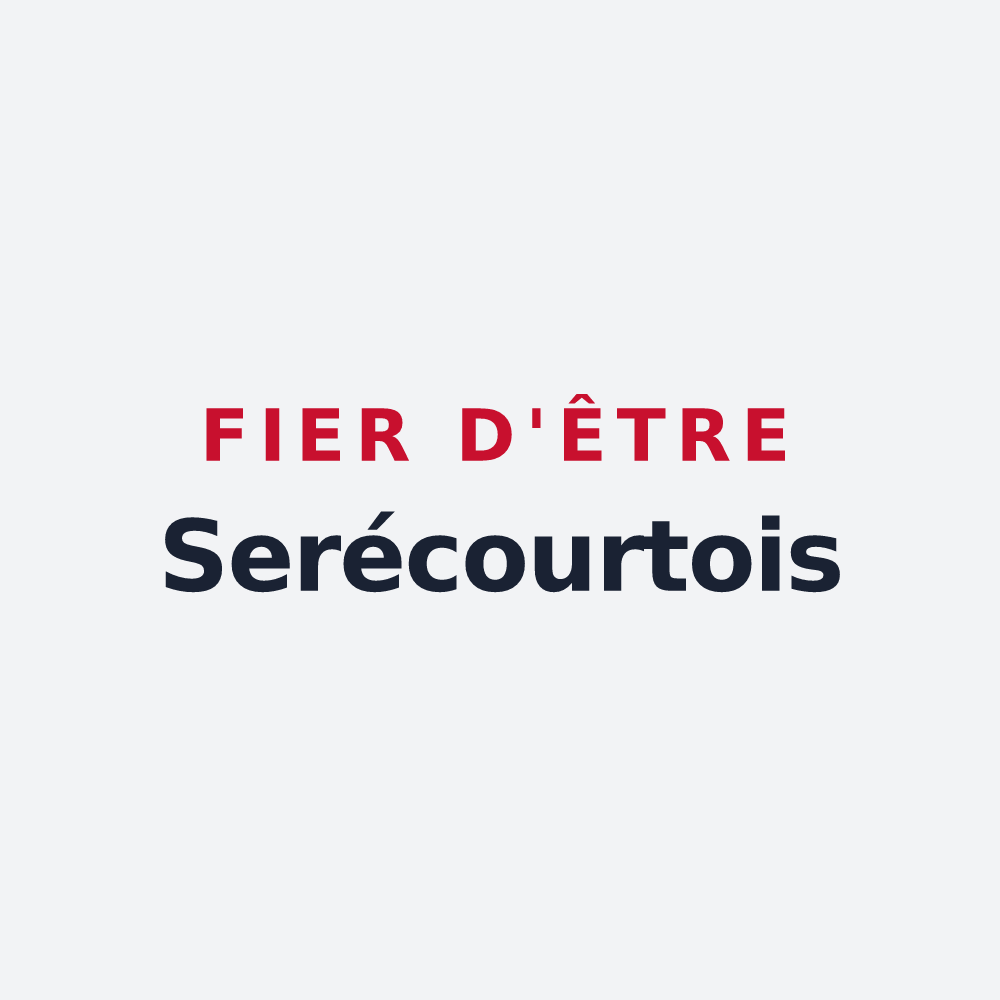 Poster « Fier d'être Serécourtois » — design pour Serécourt