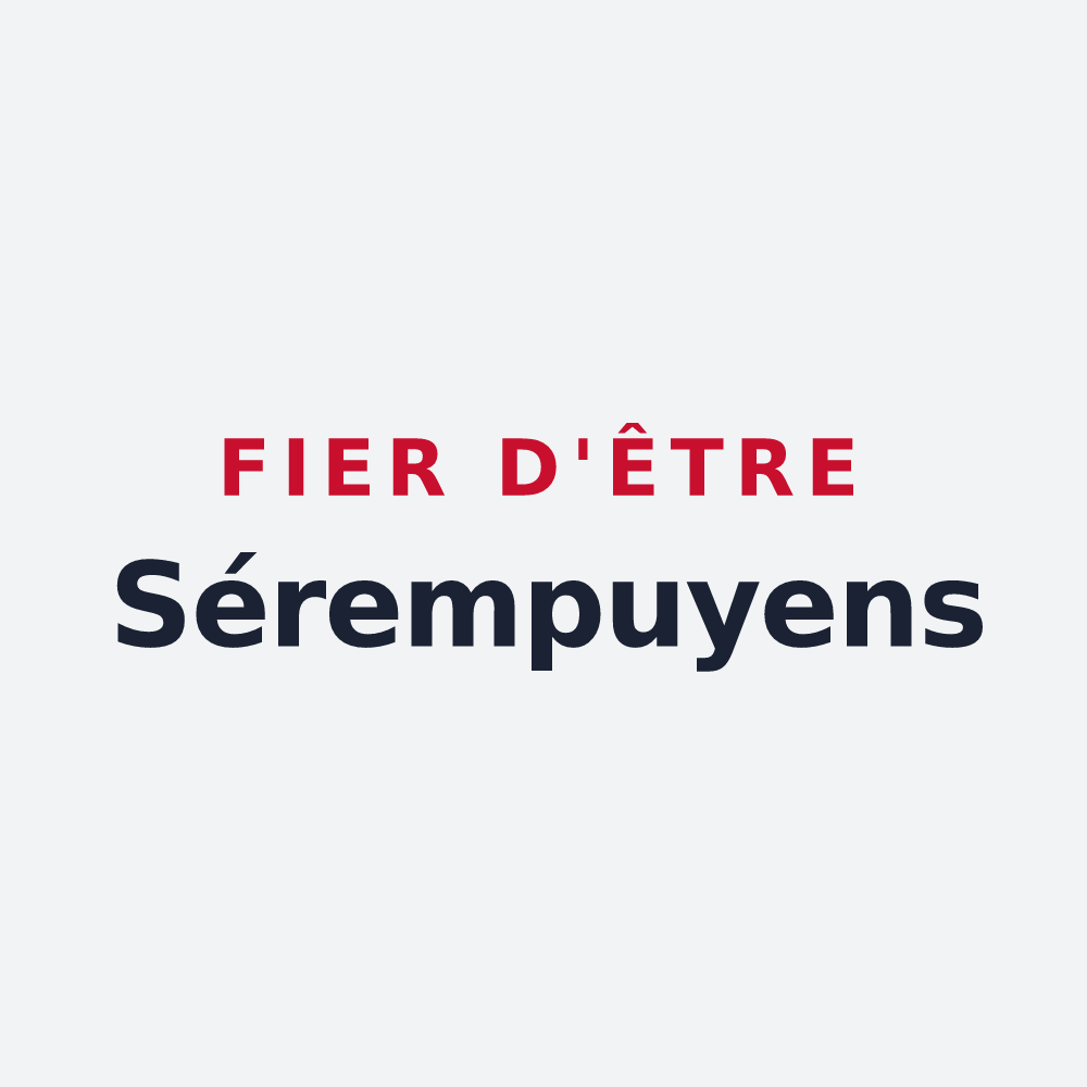 Poster « Fier d'être Sérempuyens » — design pour Sérempuy