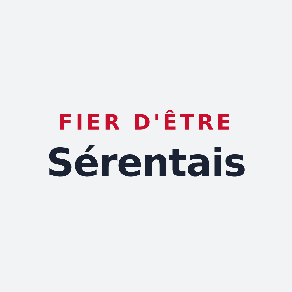 Poster « Fier d'être Sérentais » — design pour Sérent