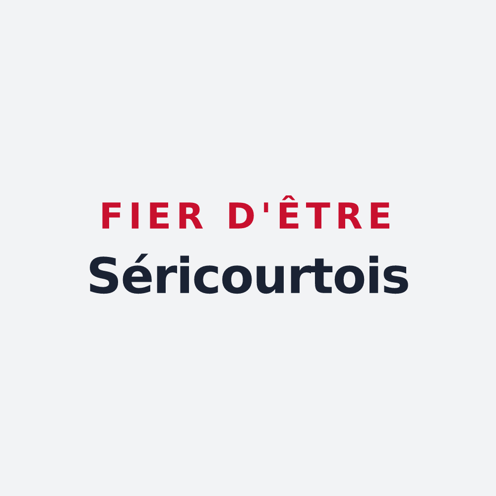 Poster « Fier d'être Séricourtois » — design pour Séricourt