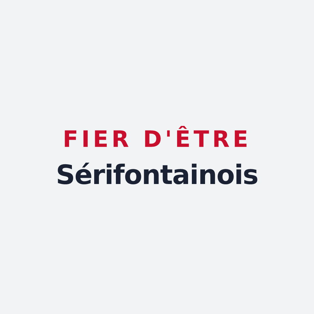 Poster « Fier d'être Sérifontainois » — design pour Sérifontaine
