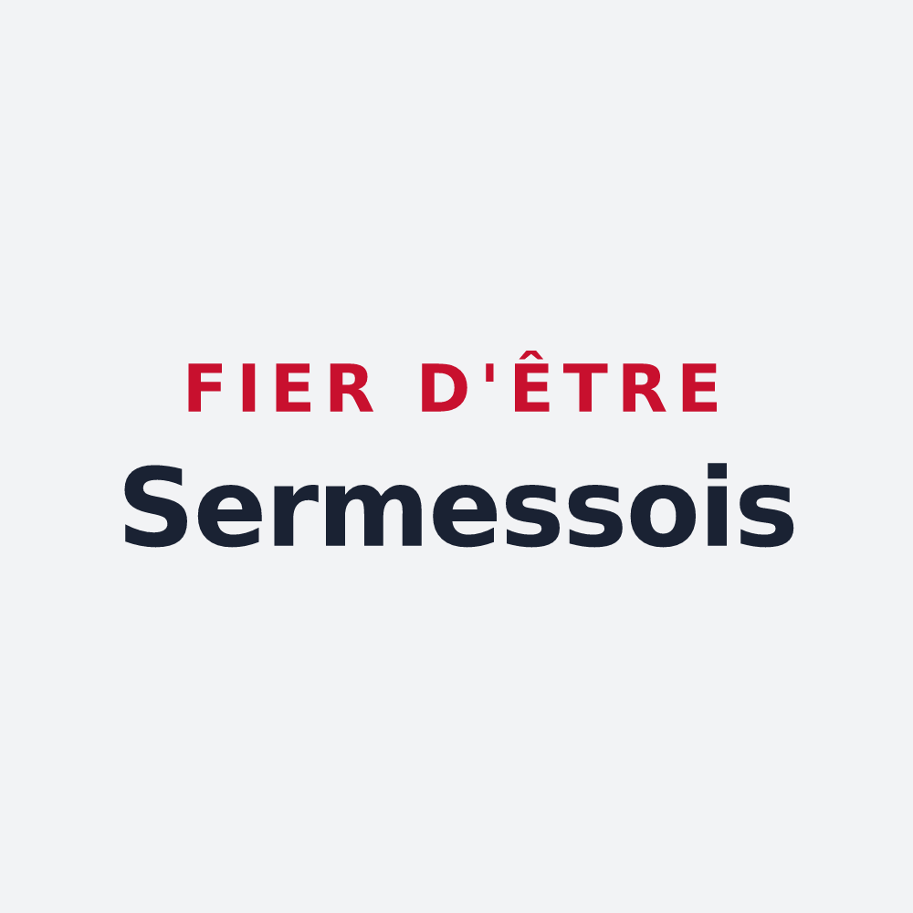 Poster « Fier d'être Sermessois » — design pour Sermesse