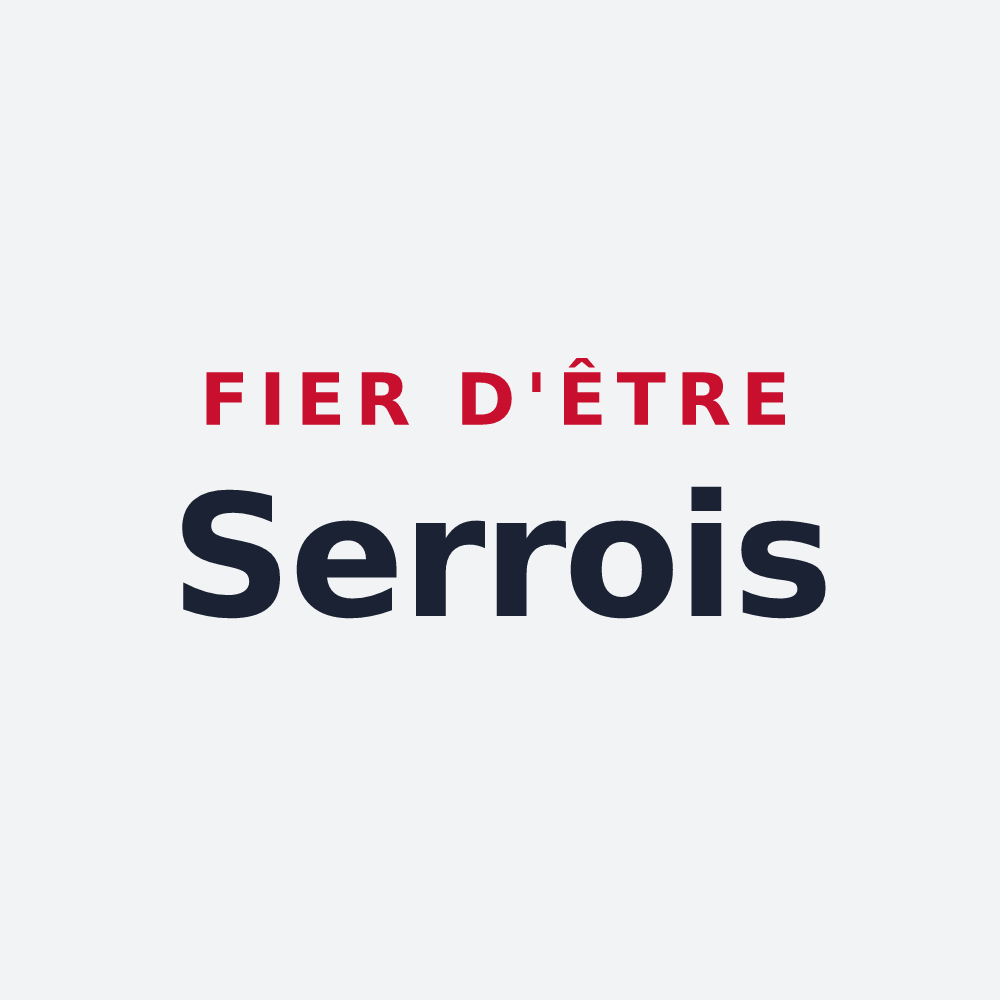 Poster « Fier d'être Serrois » — design pour Serres-sur-Arget