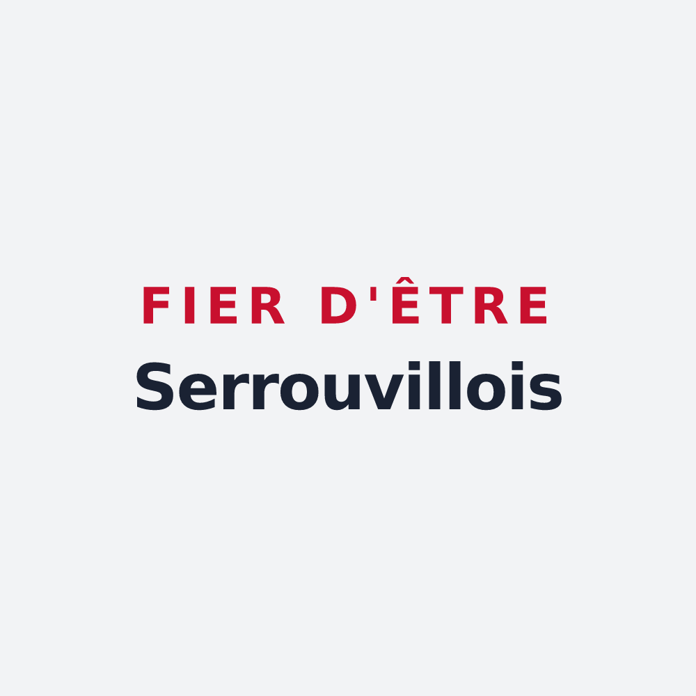Poster « Fier d'être Serrouvillois » — design pour Serrouville