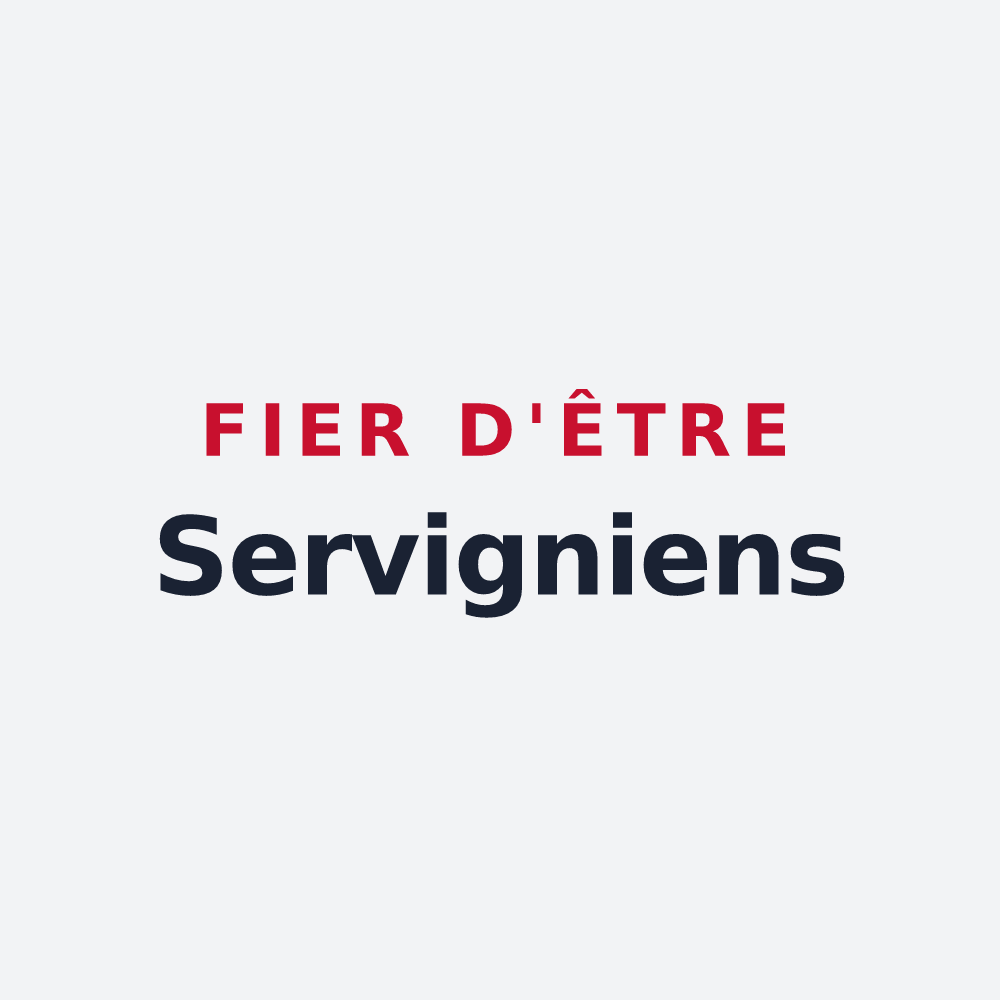 Poster « Fier d'être Servigniens » — design pour Servigny-lès-Raville