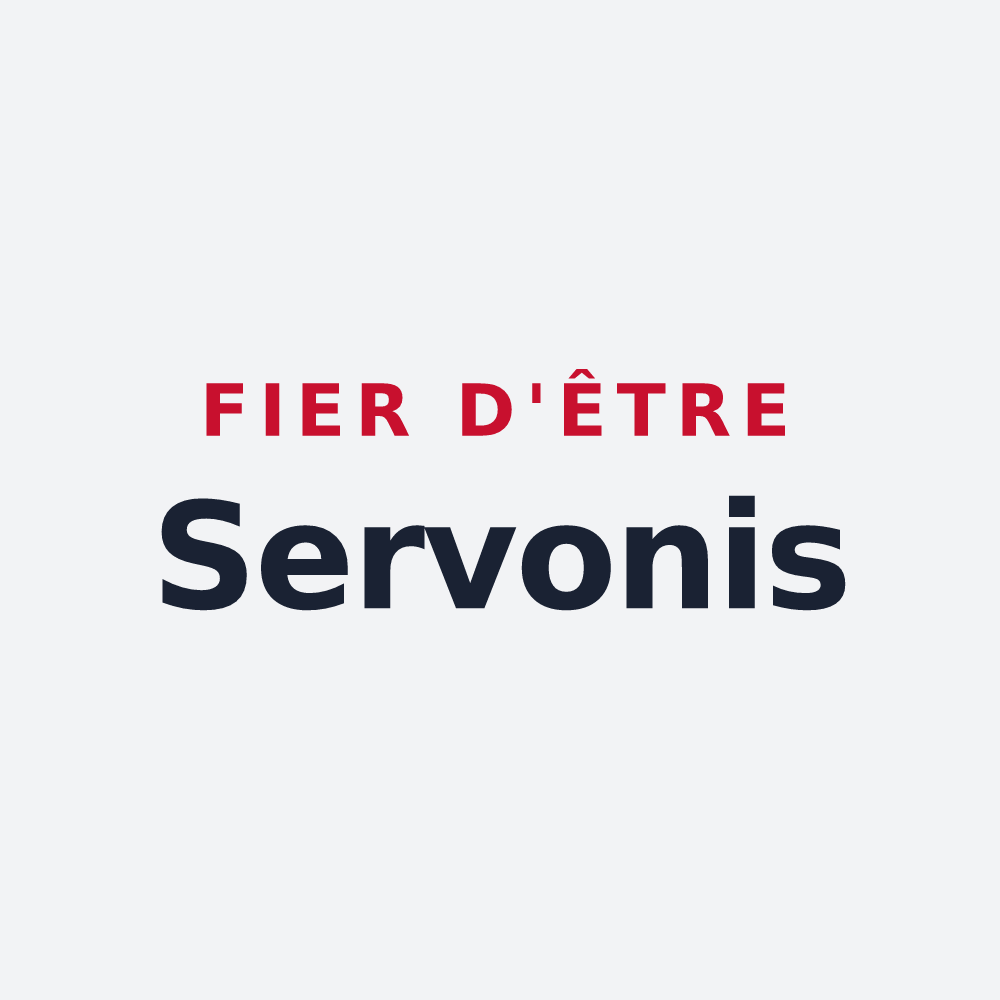 Poster « Fier d'être Servonis » — design pour Servon-Melzicourt
