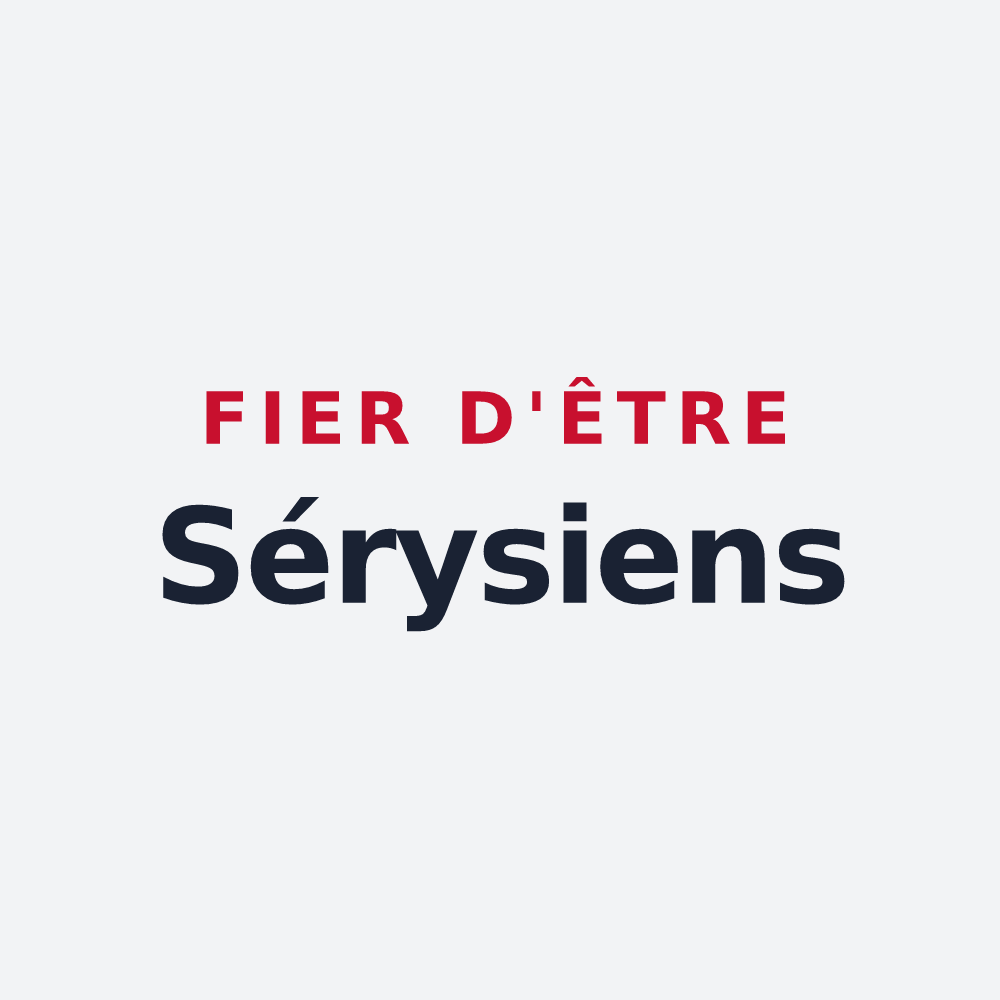 Poster « Fier d'être Sérysiens » — design pour Séry-lès-Mézières