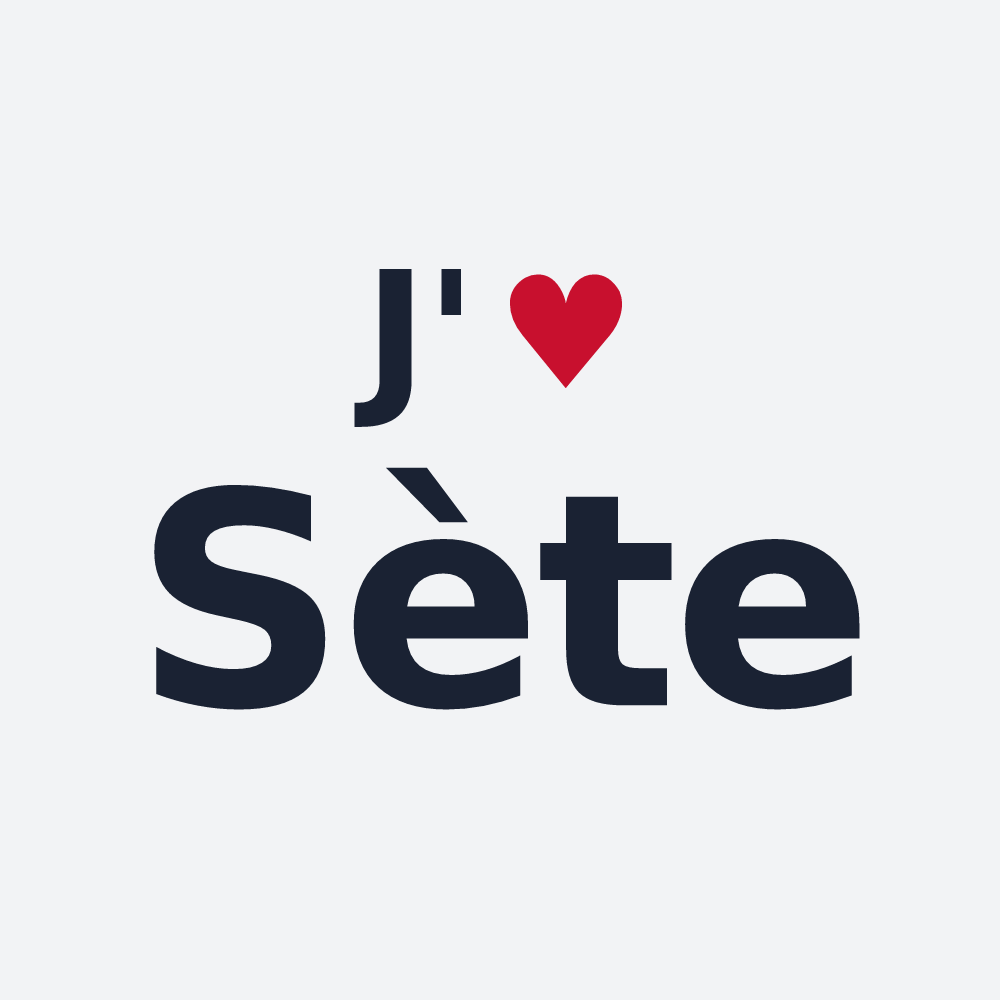 Poster personnalisé Sète — design J'aime Sète