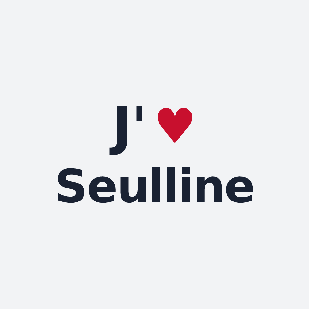 Poster personnalisé Seulline — design J'aime Seulline