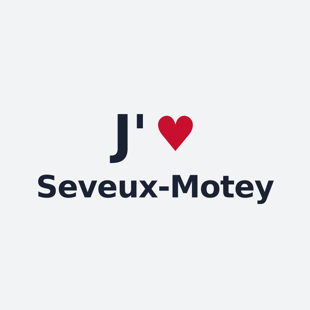 Poster personnalisé Seveux-Motey — design J'aime Seveux-Motey