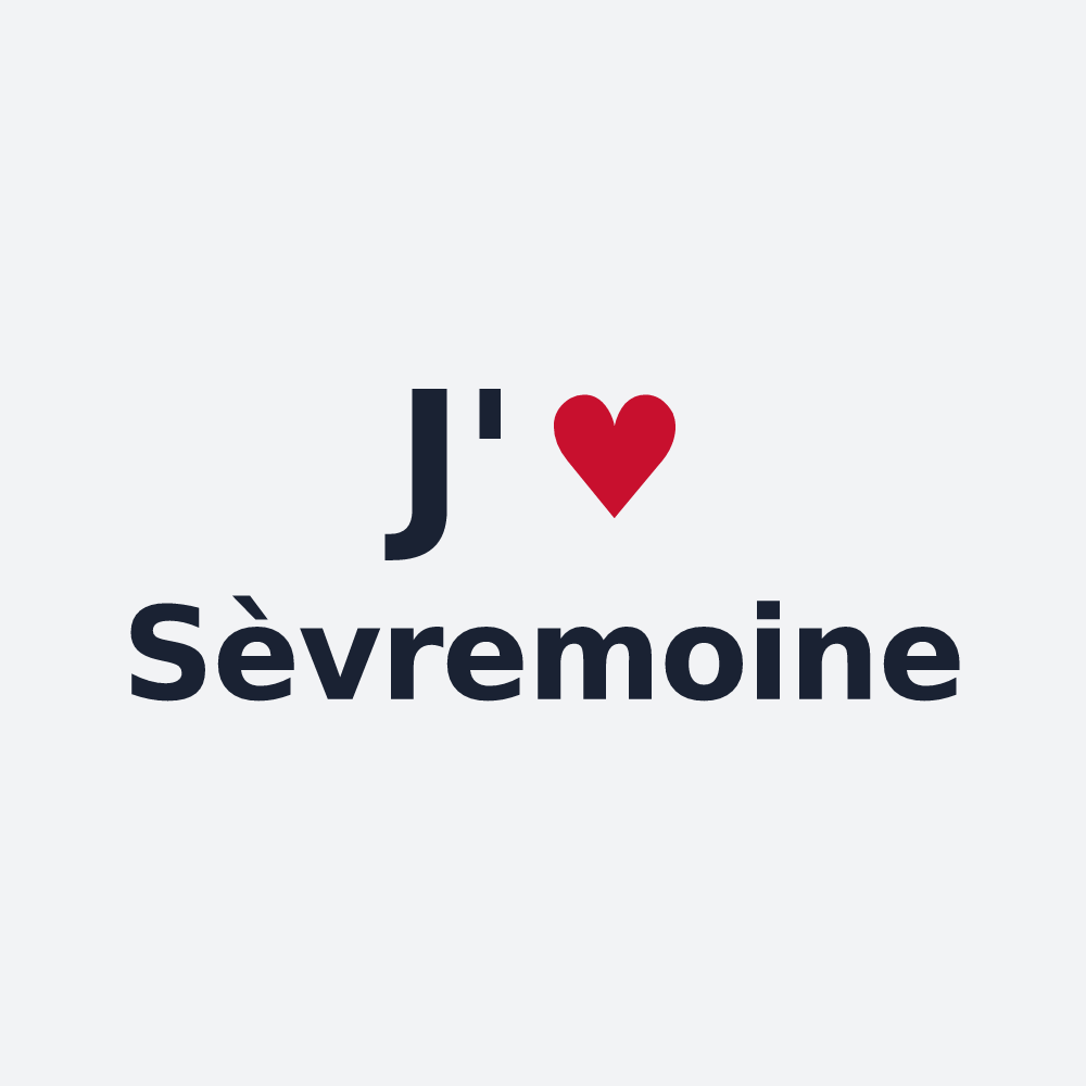 Poster personnalisé Sèvremoine — design J'aime Sèvremoine