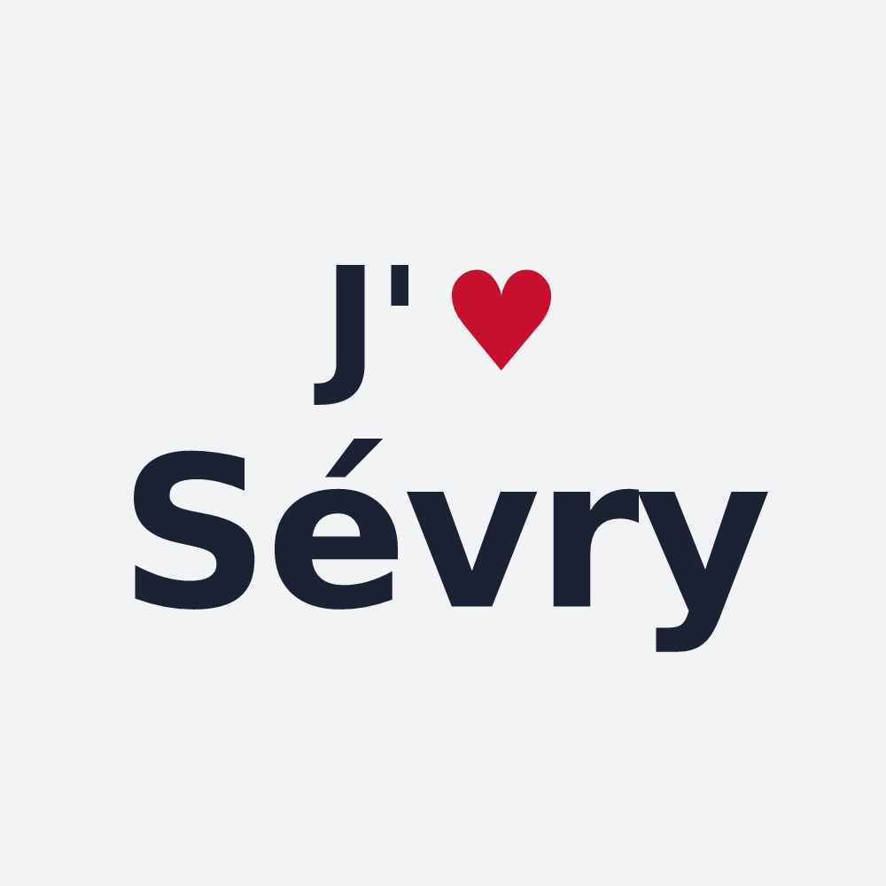 Poster personnalisé Sévry — design J'aime Sévry