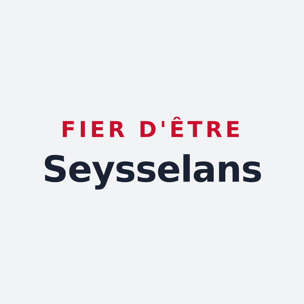 Poster « Fier d'être Seysselans » — design pour Seyssel
