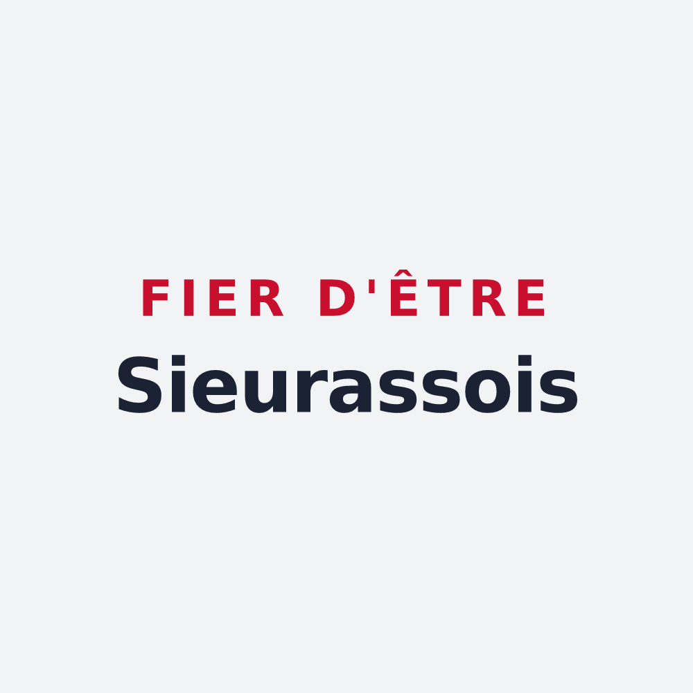 Poster « Fier d'être Sieurassois » — design pour Sieuras