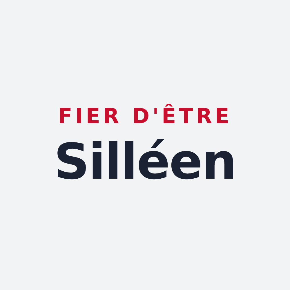 Poster « Fier d'être Silléen » — design pour Sillé-le-Philippe