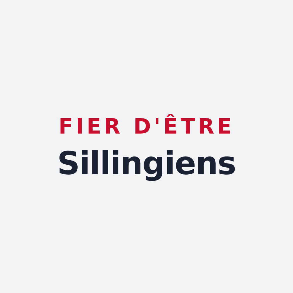 Poster « Fier d'être Sillingiens » — design pour Sillingy