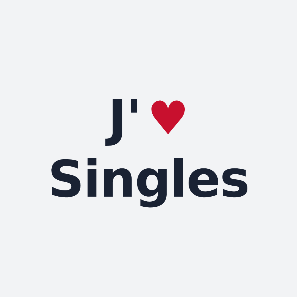 Poster personnalisé Singles — design J'aime Singles