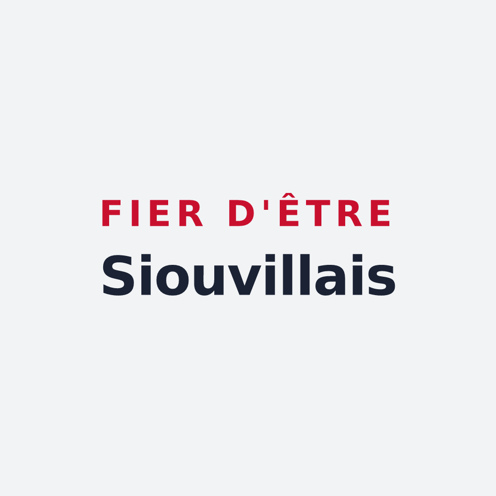 Poster « Fier d'être Siouvillais » — design pour Siouville-Hague