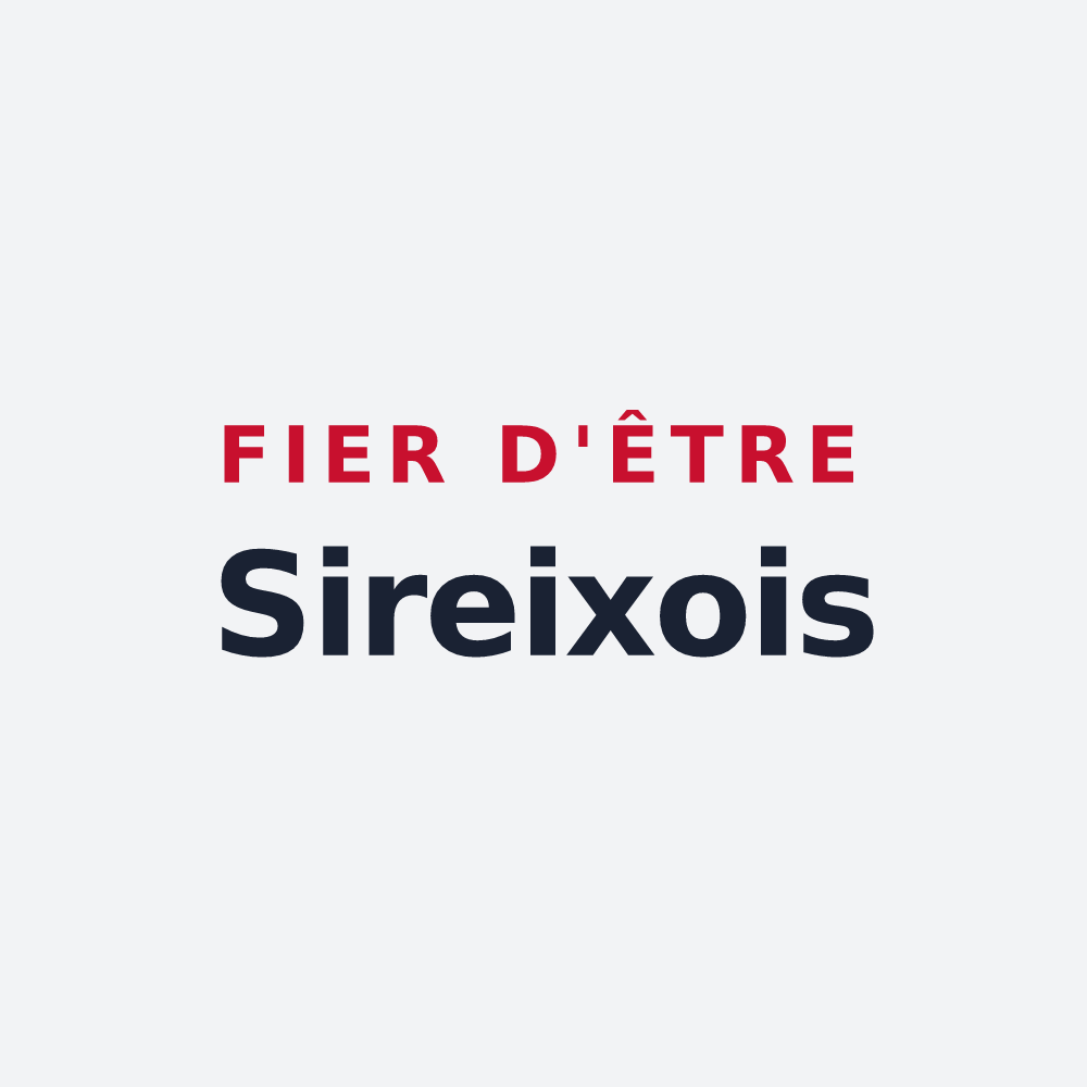 Poster « Fier d'être Sireixois » — design pour Sireix