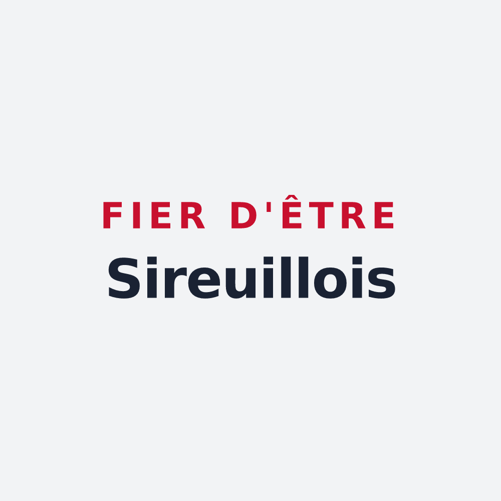 Poster « Fier d'être Sireuillois » — design pour Sireuil