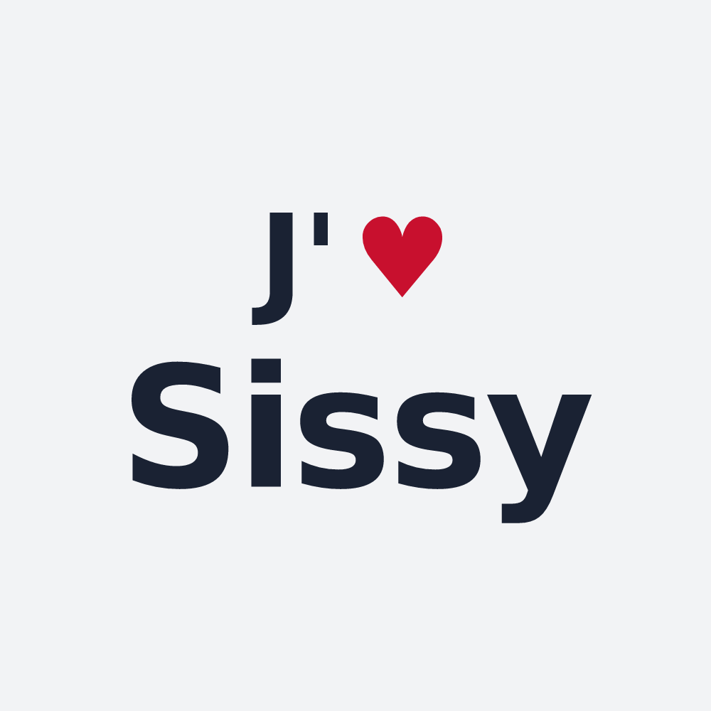 Poster personnalisé Sissy — design J'aime Sissy