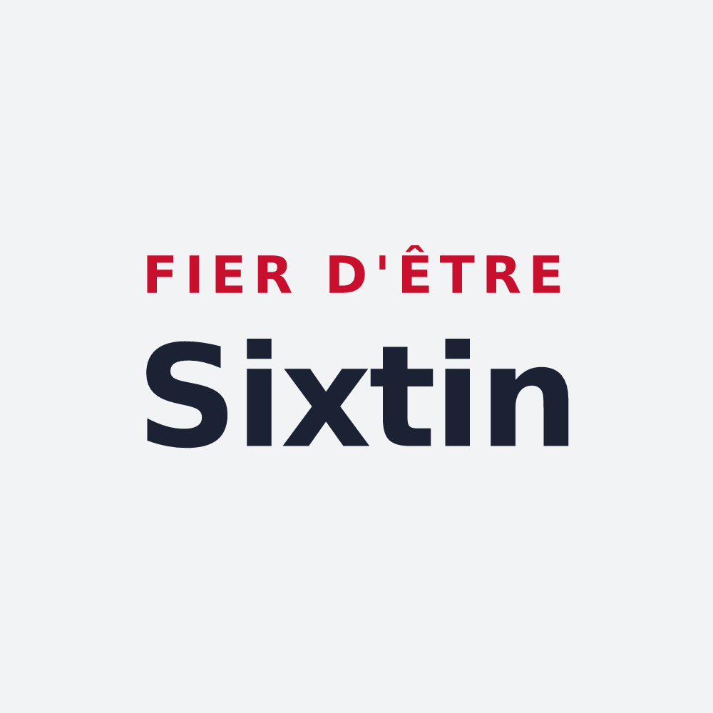 Poster « Fier d'être Sixtin » — design pour Sixt-sur-Aff