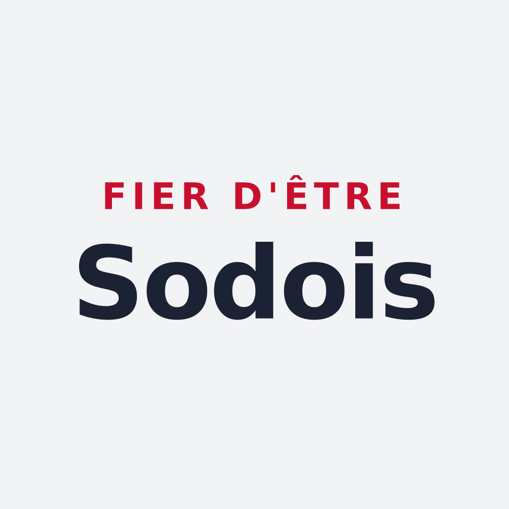 Poster « Fier d'être Sodois » — design pour Sode