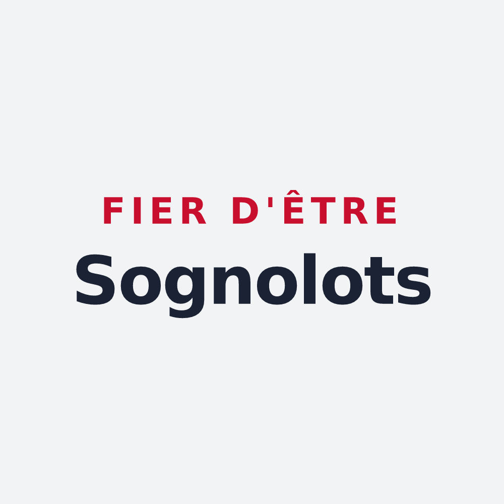 Poster « Fier d'être Sognolots » — design pour Sognolles-en-Montois