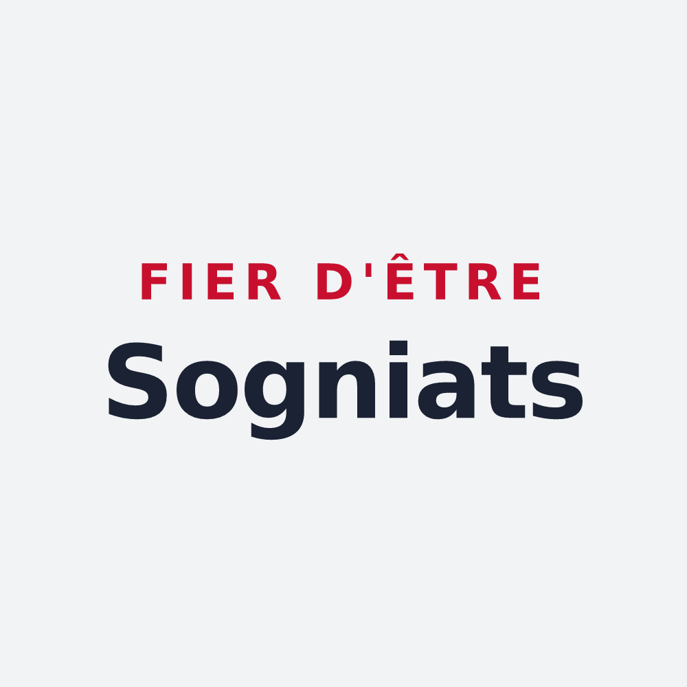 Poster « Fier d'être Sogniats » — design pour Sogny-aux-Moulins