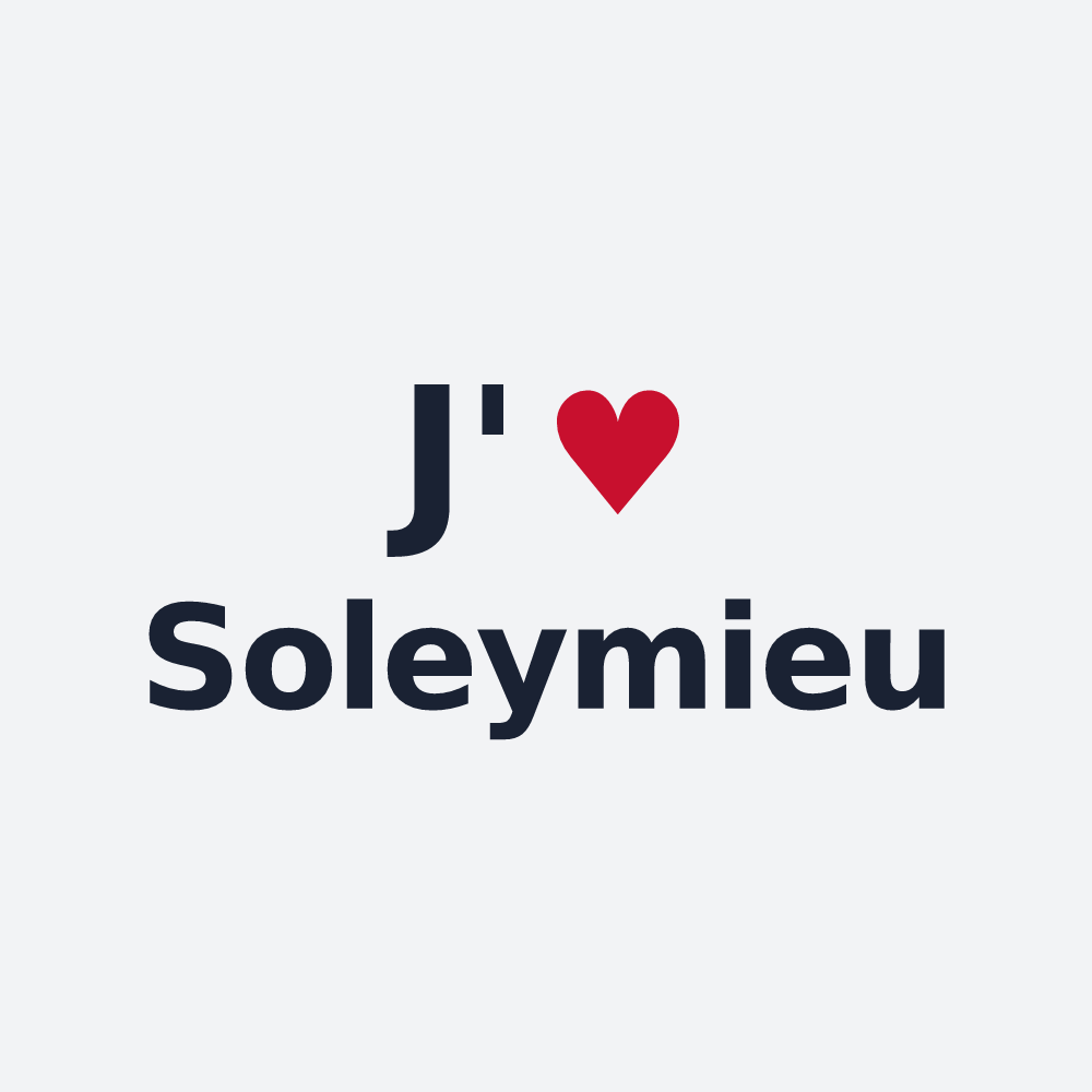 Poster personnalisé Soleymieu — design J'aime Soleymieu