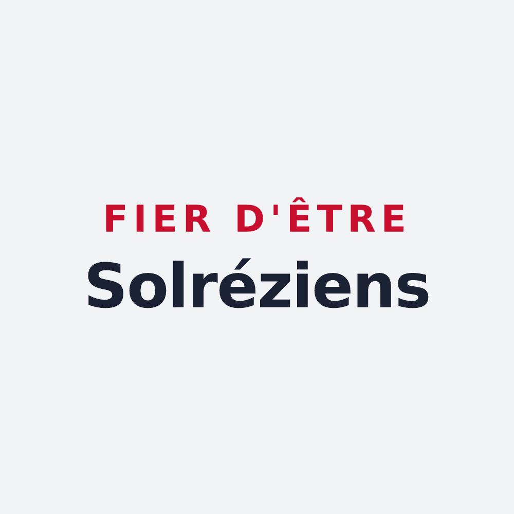 Poster « Fier d'être Solréziens » — design pour Solre-le-Château
