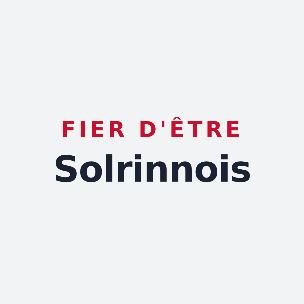 Poster « Fier d'être Solrinnois » — design pour Solrinnes