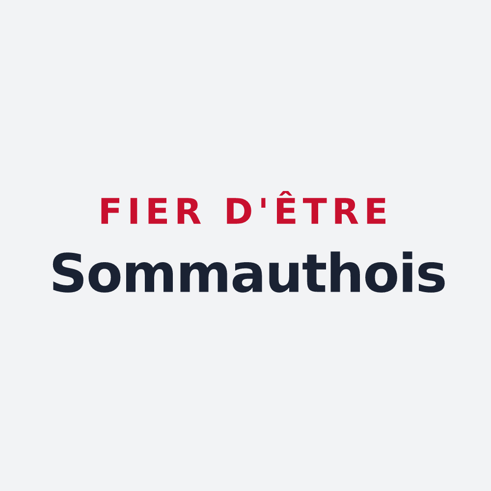 Poster « Fier d'être Sommauthois » — design pour Sommauthe
