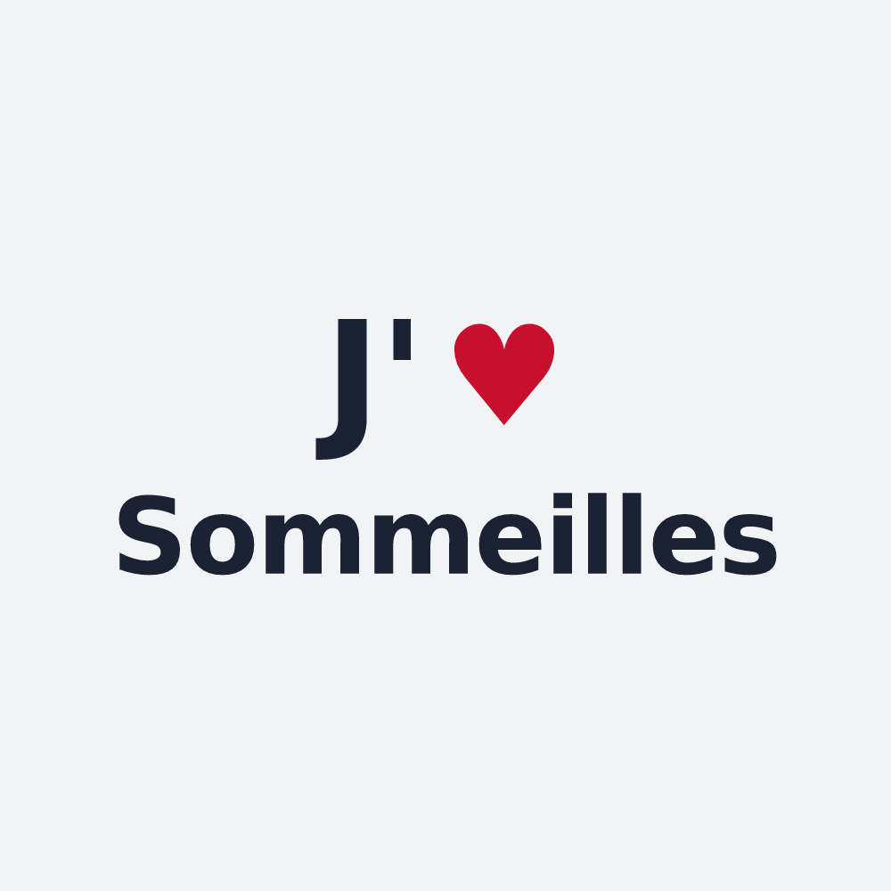 Poster personnalisé Sommeilles — design J'aime Sommeilles