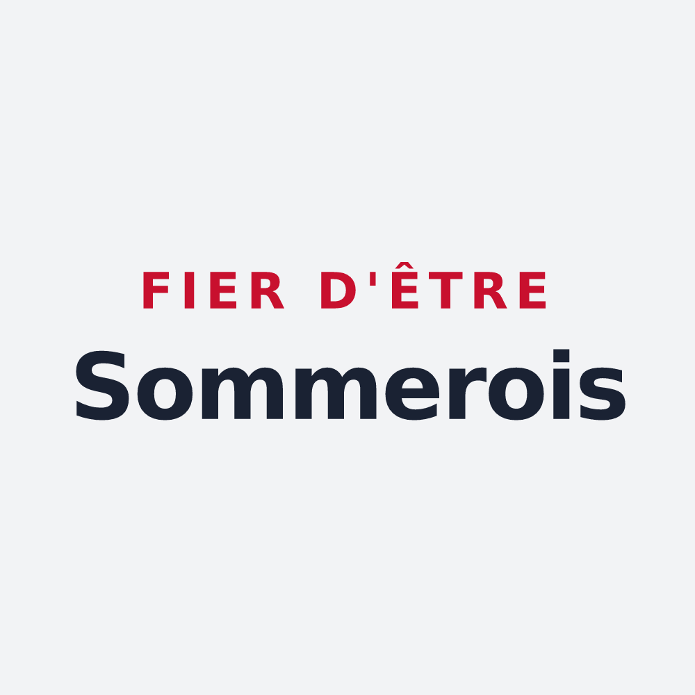 Poster « Fier d'être Sommerois » — design pour Sommery