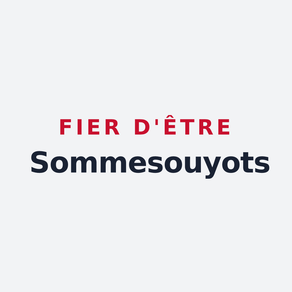 Poster « Fier d'être Sommesouyots » — design pour Sommesous