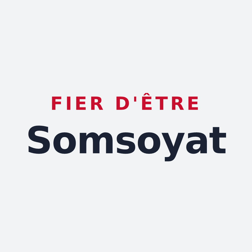 Poster « Fier d'être Somsoyat » — design pour Somsois