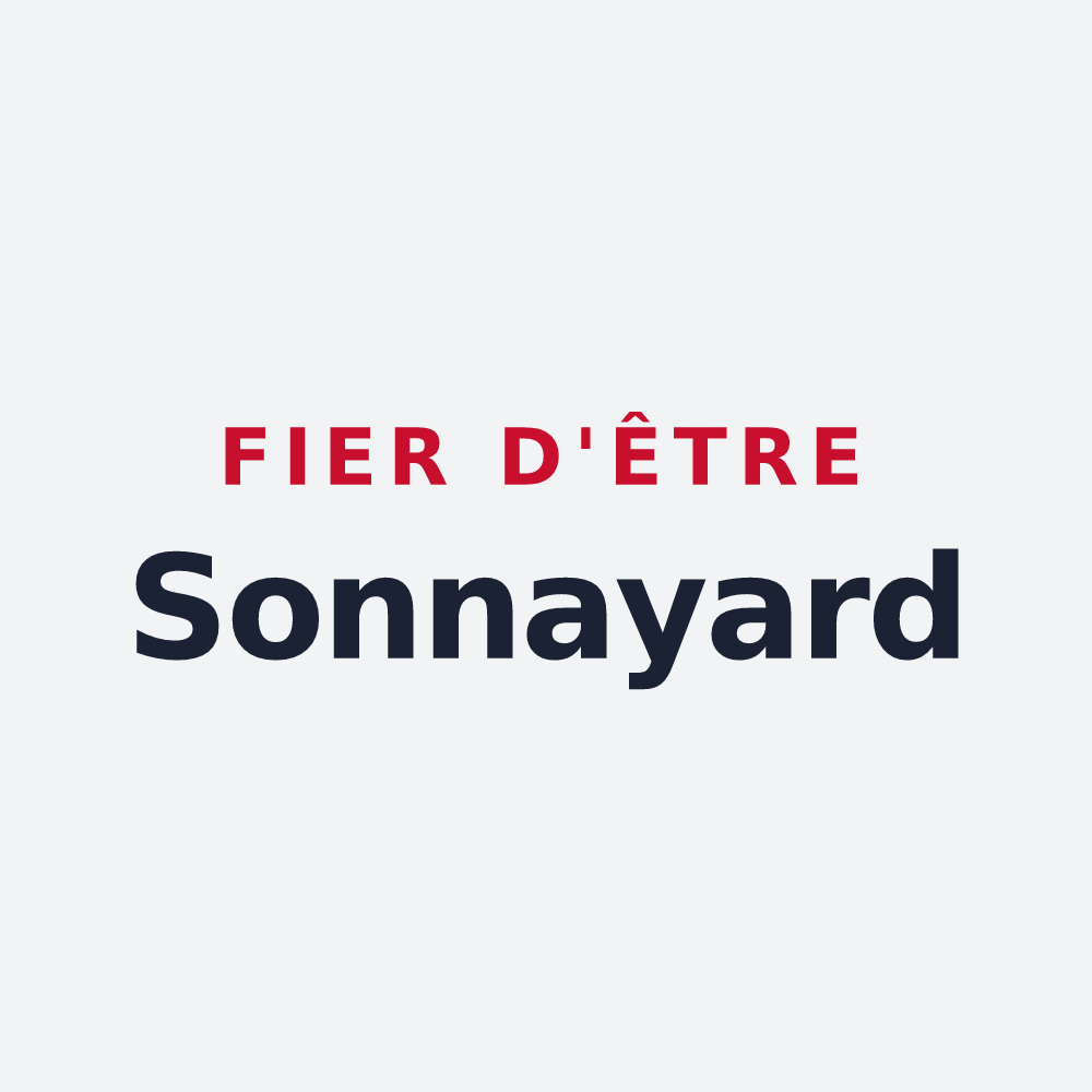 Poster « Fier d'être Sonnayard » — design pour Sonnay
