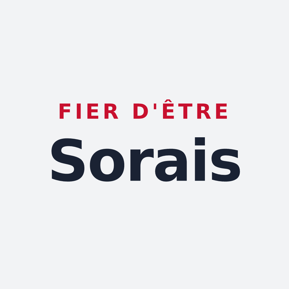 Poster « Fier d'être Sorais » — design pour Sor