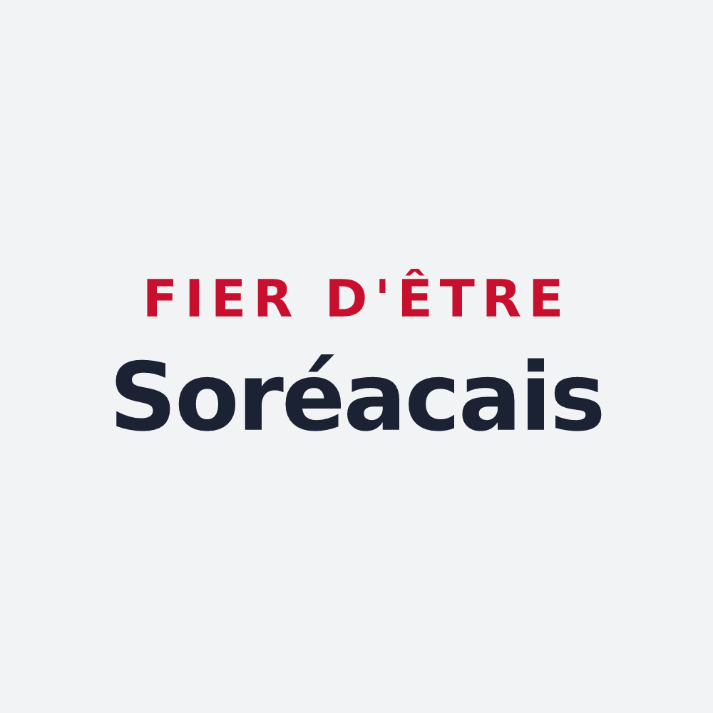 Poster « Fier d'être Soréacais » — design pour Soréac