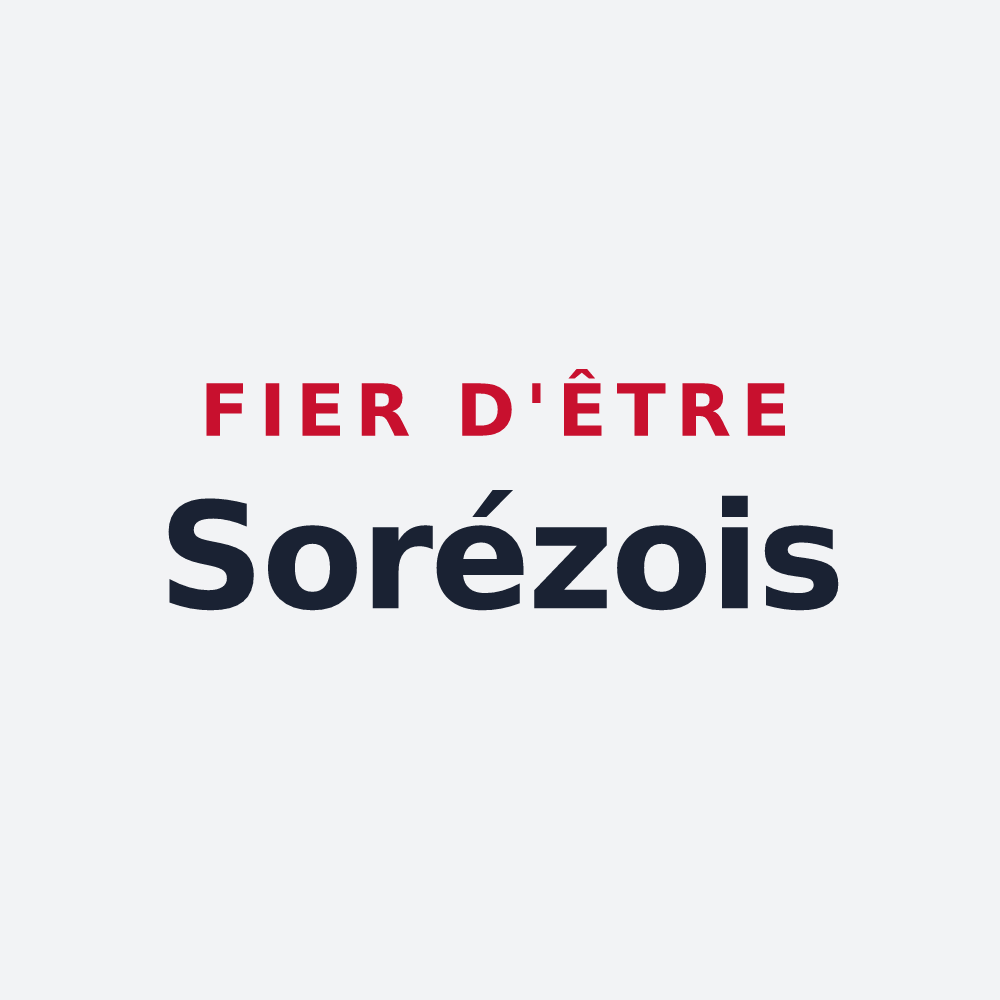 Poster « Fier d'être Sorézois » — design pour Sorèze