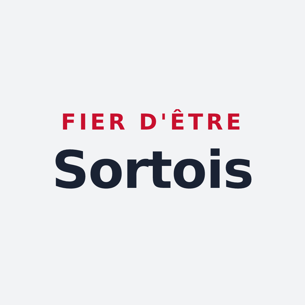 Poster « Fier d'être Sortois » — design pour Sort-en-Chalosse