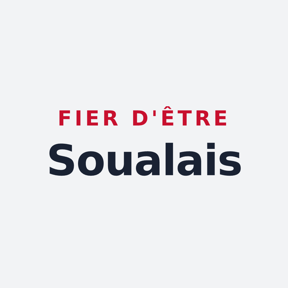 Poster « Fier d'être Soualais » — design pour Soual